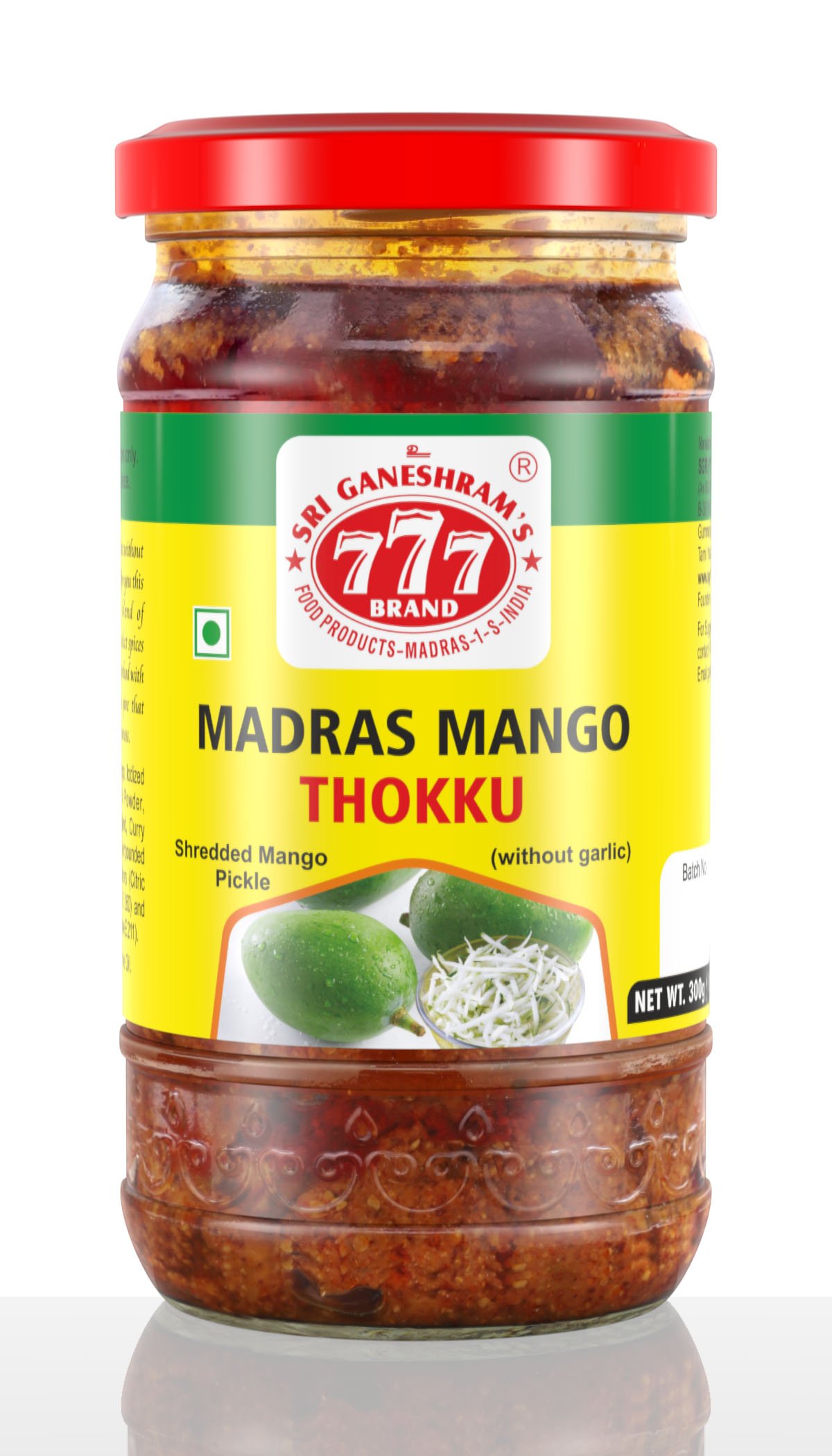 777 Mango Thokku Pickle 300 g