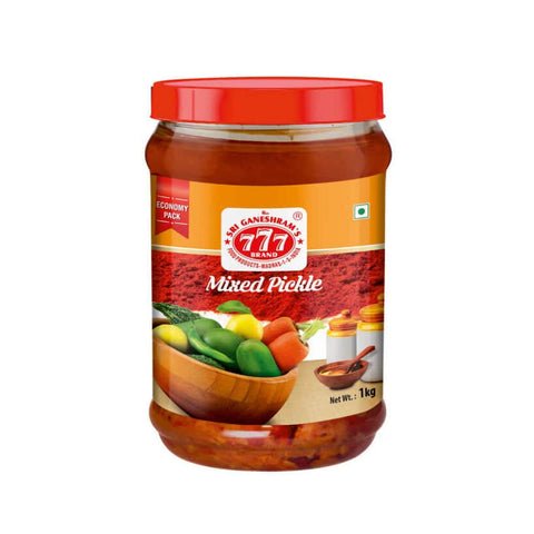 777 Mixed Pickle 1 Kg Jar