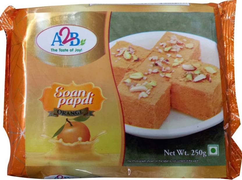 A2B Soan Papdi Orange 250 g