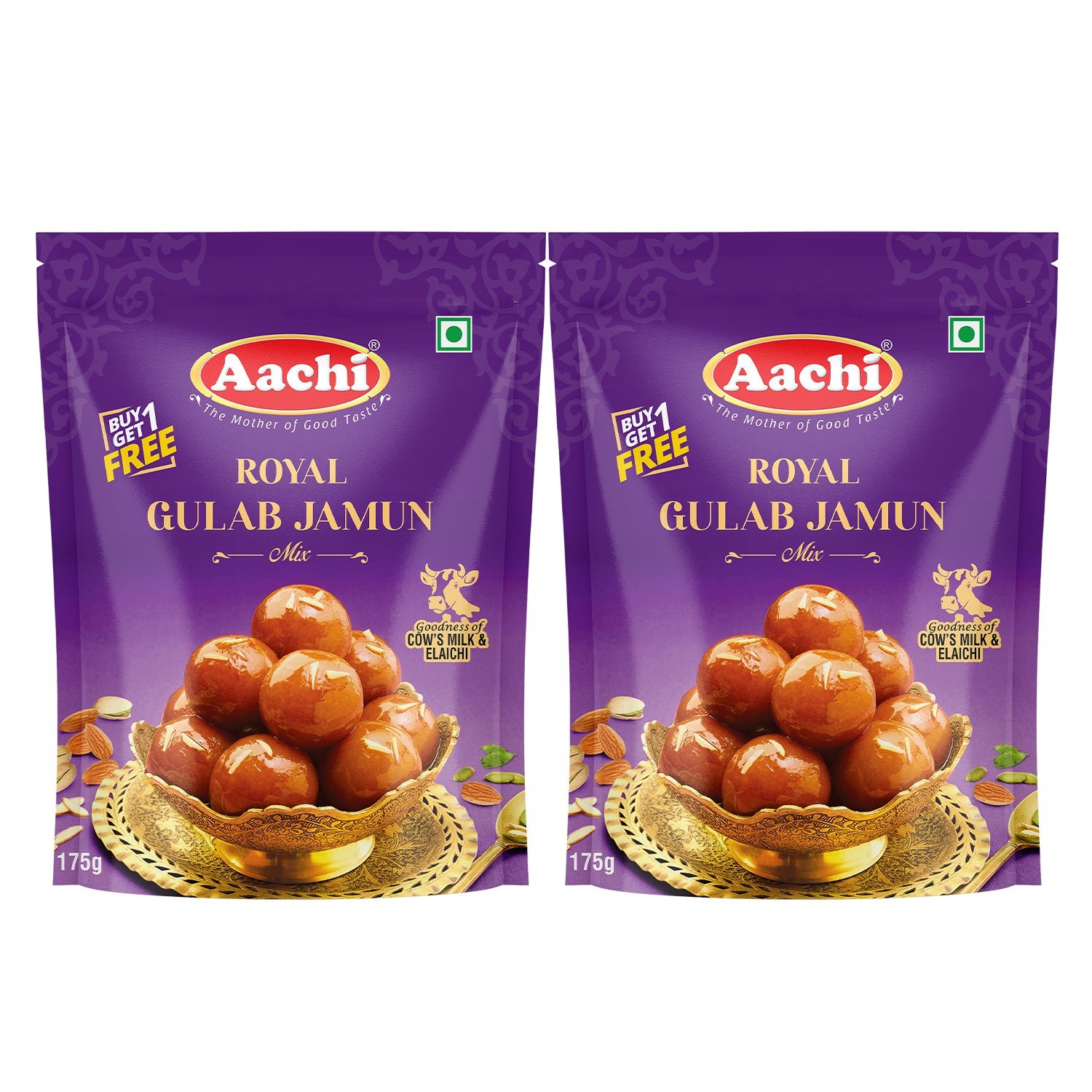 Aachi Gulab Jamun Mix 175 g Get 1 Free